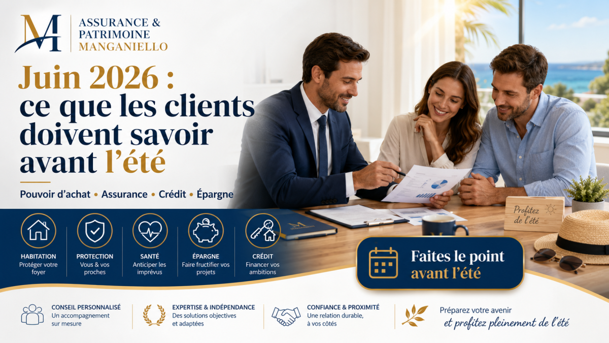 Juin 2026 : pouvoir d’achat, assurance, crédit et épargne… ce que les clients doivent savoir avant l’été 