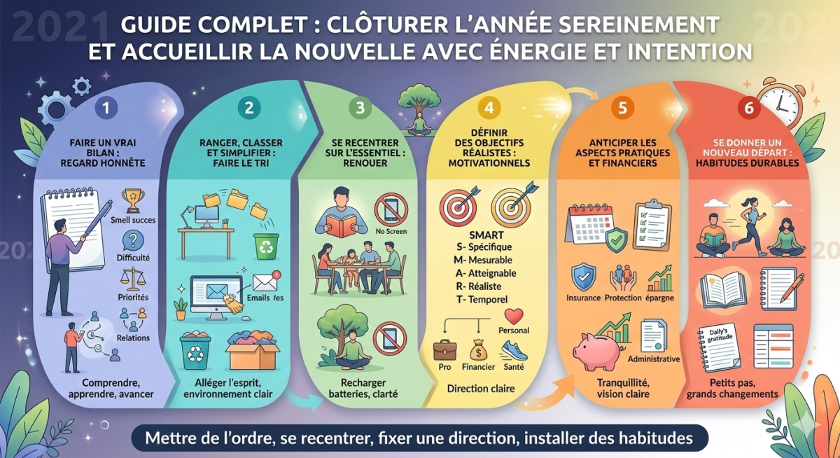 Comment bien terminer l’année… et commencer la nouvelle du bon pied ? 